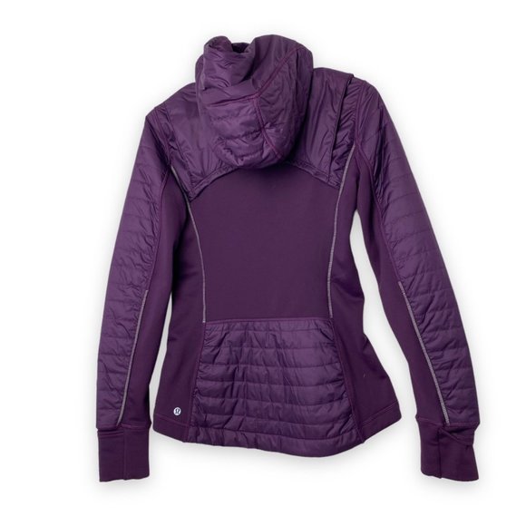 NEW PRICE ** Lululemon Athletica First Mile Jacket Plum Magenta Purple - Picture 3 of 7